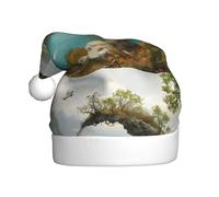 WHJSSF Moon Rock By The Sea - Sombrero de Navidad con estampado de roca de luna para adultos y fiestas de Halloween