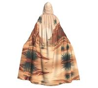 WHJSSF Oasis In The Desert - Capa con capucha para adultos, diseño de Halloween