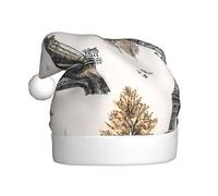 WHJSSF París Eiffel Tower - Gorro de Navidad para adultos, accesorio festivo de calidad hecho a mano, suave, ligero