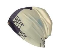 WHJSSF Parrot On The Bell Tower - Gorro de punto para adultos, elástico, cálido, para hombres y mujeres, color negro