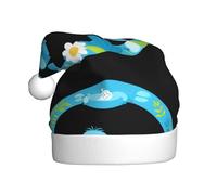 WHJSSF Por favor, ve al bonito sombrero de Navidad con patrón de zoológico para adultos, accesorio de calidad suave, ligero y esponjoso