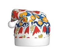 WHJSSF Runner - Sombreros de Navidad de felpa para hombre y mujer, diseño de caballo dala sueco, gorras de fiesta de Año Nuevo para adultos