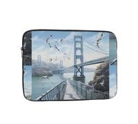 WHJSSF Seagull on The Bridge Prints - Funda portátil para portátil de 15 pulgadas, para viajes de negocios, escuela, oficina, uso diario