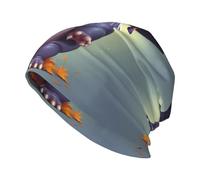 WHJSSF Sombrero de bruja con estampado de hipopótamo para adultos, para la vida cotidiana, en casa, salir, color negro