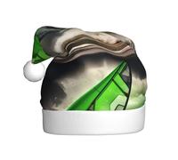 WHJSSF Sombrero de Navidad con estampado de olas gigantes para adultos para hombres y mujeres, diadema para ocasiones festivas