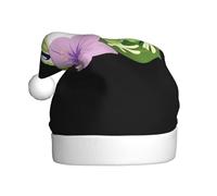 WHJSSF Sombrero de Navidad con estampado de rana bajo la gloria de la mañana para adultos para fiestas de Halloween