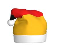 WHJSSF Sombrero de Navidad con imagen de bandera de Alemania para adultos, ala suave y esponjosa, ligera y cómoda