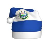 WHJSSF Sombrero de Navidad con imagen de El Salvador para adultos, por lo que es un regalo divertido y duradero para hombres y mujeres