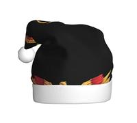 WHJSSF Sombrero de Navidad con imagen de fénix de fuego dorado para adultos, por lo que es un regalo divertido y duradero para hombres y mujeres