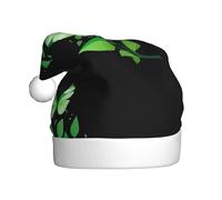 WHJSSF Sombrero de Navidad con imagen de mariposa y estrella de hoja verde para adultos, por lo que es un regalo divertido y duradero para hombres y mujeres