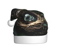 WHJSSF Sombrero de Navidad con imagen de nido de pájaro pequeño para adultos, por lo que es un regalo divertido y duradero para hombres y mujeres