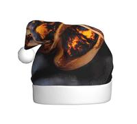 WHJSSF Sombrero de Navidad con imagen de pan quemado para adultos, por lo que es un regalo divertido y duradero para hombres y mujeres