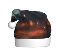 WHJSSF Sombrero de Navidad con imagen de terror de Halloween para adultos, por lo que es un regalo divertido y duradero para hombres y mujeres