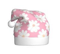 WHJSSF Sombrero de Navidad con patrón de camelia para celebraciones festivas de adultos, como regalo para hombres y mujeres