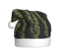 WHJSSF Sombrero de Navidad con patrón de tierra agrícola para adultos, accesorio de calidad suave, ligero y esponjoso