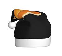 WHJSSF Sombrero de Navidad duradero con patrón de pastel de calabaza y mermelada de arándanos para adultos, para Halloween, Navidad, Año Nuevo