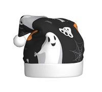WHJSSF Sombrero de Navidad negro y fantasma de Halloween para adultos, por lo que es un regalo divertido y duradero para hombres y mujeres