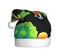 WHJSSF Sombrero de Navidad para adultos, suave, ligero, para fiestas de vacaciones