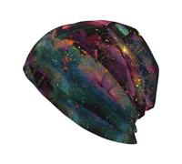 WHJSSF Water Lilies Under Fireworks - Gorro de punto para adultos, suave, cómodo, elástico, para hombres y mujeres, color negro