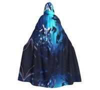 WHJWZY Capa con capucha de búho a la luz de la luna para hombres y mujeres, para fiestas de graduación