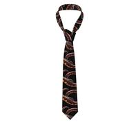 WHJWZY Corbata de moda para hombre, corbata de seda estampada para negocios, trabajo diario, fiesta, 144 x 8 cm, imagen de tentáculos de pulpo