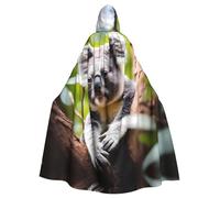WHJWZY Happy Cute koala Printed aldult - Capa con capucha para hombres y mujeres, para fiestas de graduación