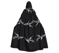 WHJWZY Record Dreams - Capa con capucha impresa para Halloween para hombres y mujeres, utilizada para fiestas de graduación