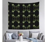 WHJWZY Tapiz decorativo de calidad con impresión de hormigas verdes, 152 x 129,5 cm: suave, ligero, adecuado para tapices colgantes de pared