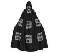 WHJWZY The best you Printed aldult - Capa con capucha de Halloween para hombres y mujeres, utilizada para fiestas de graduación