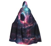 WHJWZY The stars are falling. Picture aldult - Capa con capucha de Halloween para hombres y mujeres, utilizada para fiestas de graduación