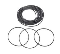 WHKM 20 cintas cuadradas para máquina de cinta adhesiva surtidas, 70-100 mm, 1,2 mm, para grabadora, DVD, unidad de tocadiscos, paquete de correas para reproductores de cinta