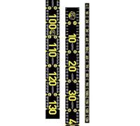 WHKM Cinta métrica adhesiva para pescado, 129.5 cm, herramienta de medición de peces para pescadores, regla flexible esencial