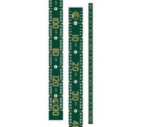 WHKM Cinta métrica adhesiva para pescado, 129.5 cm, herramienta de medición de peces para pescadores, regla flexible esencial