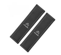 WHLFC 2 Piezas Protector de Cinturón de Auto para Citroen C4 E-C4 2022 2023, Fundas para Cinturón De Seguridad Almohadilla Protección para Arnés,Black