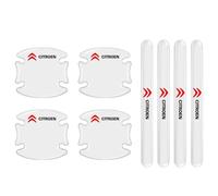 WHLFC 8 Piezas Adhesivos Protección para La Puerta del Coche para Citroen C4 Grand Picasso Sedan C3 C5 Berlingo Jumper, Auto Door Cup Etiqueta Protectora contra Arañazos