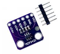Whltzf 1 juego de placas MCP3421 I2C de alta resolución MCP3421A0T para automatización industrial y control de medición precisa