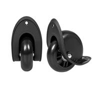 Whltzf 1 par de maletas de repuesto de PVC con ruedas de repuesto para viajes escolares de vacaciones