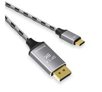 Whltzf 2M USB C To DisplayPort 1.4 Cable Admite 8K@60Hz para Juegos Y Juegos Profesionales Resolución Juegos Resolución