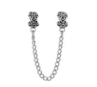 Whltzf Accesorio de cadena de diseños elegantes para pulseras que complementa perfectamente varios estilos mientras garantiza seguridad y joyería de moda