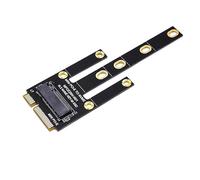 Whltzf Adaptador PCIe PCIe A M Tarjeta Adaptador Claves M Converter Tecla para 2230 2242 2260 2280 Disco Sólido Instalación Simple Desktop Almacenamiento Almacenamiento