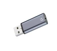 Whltzf Adaptador USB avanzado a 3,5 mm para mejorar el sonido en PC y consolas para música y cable de juegos