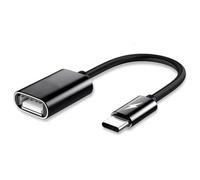 Whltzf Adaptador USB portátil tipo C pequeño USB trenzado de nailon, solución de carga flexible, actualizaciones para teléfonos y tabletas contra diseños de torsión