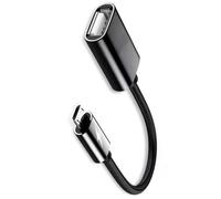 Whltzf Adaptador USB portátil tipo C pequeño USB trenzado de nailon, solución de carga flexible, actualizaciones para teléfonos y tabletas contra diseños de torsión