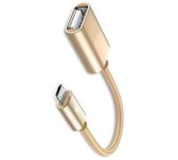 Whltzf Adaptador USB portátil tipo C pequeño USB trenzado de nailon, solución de carga flexible, actualizaciones para teléfonos y tabletas contra diseños de torsión