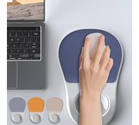 Whltzf Almohadilla Ratón Masaje Ergonómico con Reposapiés Muñeca Suave Y Fondo Resistente Deslizamiento Estable Durante Largas Uso Que Ahorra Espacio Mousepad
