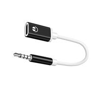 Whltzf Cable del Adaptador Los Auriculares Analógicos Tipo C Que Conecta Los Auriculares 3.5 Mm A Los Dispositivos Móviles para Música Y Las Llamadas Música Y Soporte Llamadas