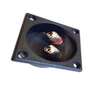 Whltzf Caja Altavoces 2 Vías Caja Car STEREOS ANDECESOS Post Strare Spring Cup Conectores Altavoces Caja Unión Panel Posterior Post Conectores