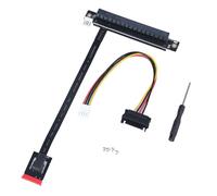Whltzf Calidad CABLICACIÓN Cable Cable CONVERSO PCIE 16X 4PIN ENCONECto para Mayoría Las Tarjetas PCIe Y Tarjetas Gráficas Extensión Dispositivo PCIe Estándar