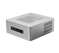 Whltzf Case Metal Computadora Escritorio En Miniatura TA80 con Ventilación Estratégica para Hardware Estable Estuche Escritorio Aluminio Vertical/Horizontal