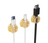 Whltzf Clips Cable 3 Piezas con Soportes Cable Adhesivos Fuertes para Escritorio Pared Pared En Hogar Administración Cable Gestión del Cable Cable Video Organizadores